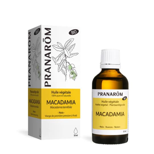 Pranarôm huile bio macadamia - 50 ml — Pharmacie du Pilori