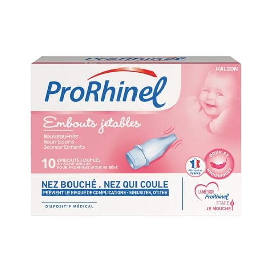 PRORHINEL EMBOUT JETABLE 10 — Pharmacie Européenne 24/24 de la place de clichy