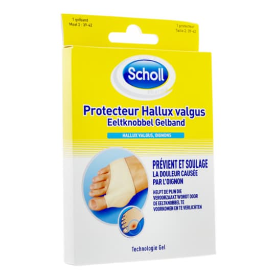 Scholl hallux valgus protege oignons p36/38 — Pharmacie du Pilori