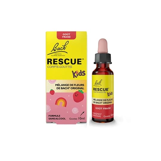 RESCUE BACH KIDS FRAISE GTTE10ML — Pharmacie Marie Stuart