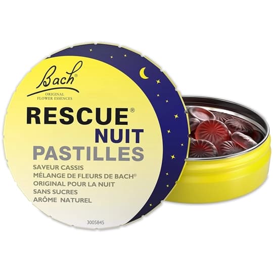 RESCUE NUIT PASTILLE CASSIS 50G — Pharmacie du Soleil Elsie Santé