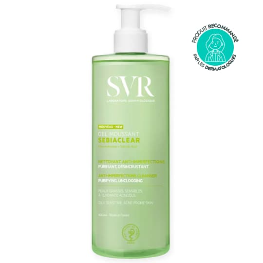 SVR SEBIACLEAR GEL MOUSS 400ML — Pharmacie des Clos