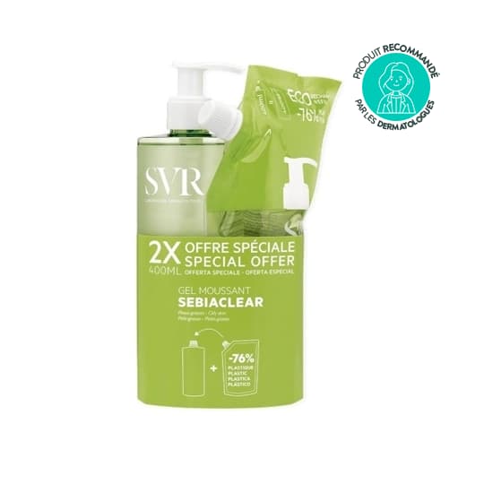 SVR SEBIACLEAR GEL MOUS400ML+RECH — Pharmacie Ornano