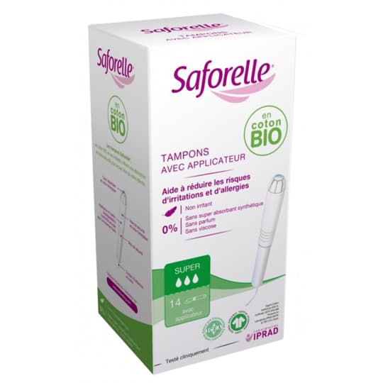 SAFORELLE TAMPON SUPER A/APPL 14 — Pharmacie du Bien Etre