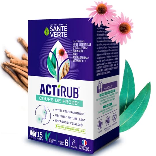 ACTIRUB SANTE VERTE SACHET 15 — Pharmacie du Bien Etre