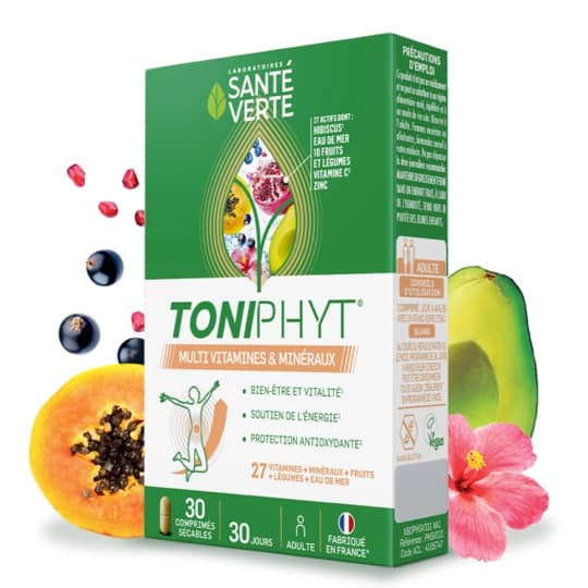 TONIPHYT MULTI VIT&MIN SV CPR30 — Pharmacie Europe Poitiers