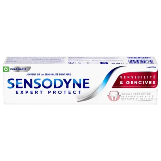 Sensodyne Expert Protect Sensibilite Gencives Pate Dentifrice Menthe Fraiche 75ml