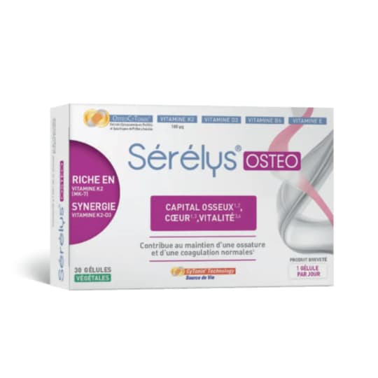SERELYS OSTEO GELULE 30 — Grande Pharmacie des Halles Pharma