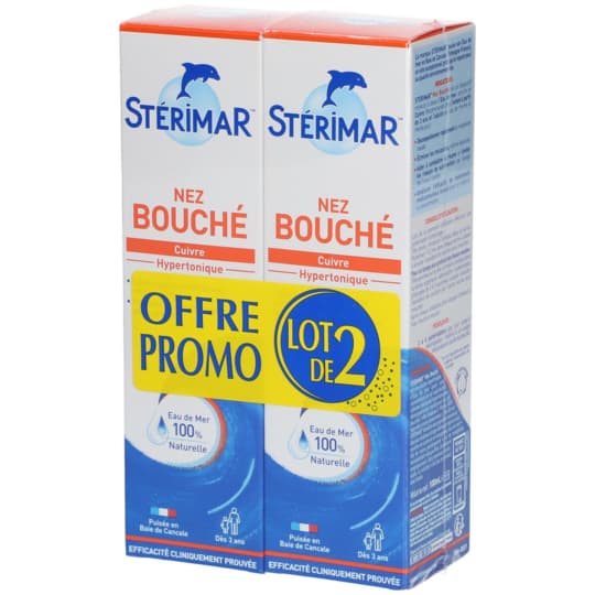 STERIMAR CU NEZ BOUCHE 100ML LOT2 — Pharmacie basire by Nexum