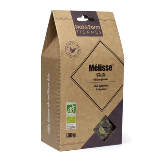 NAT&FORM TIS MELISSE BIO 30G — Pharmacie des Chalâtres