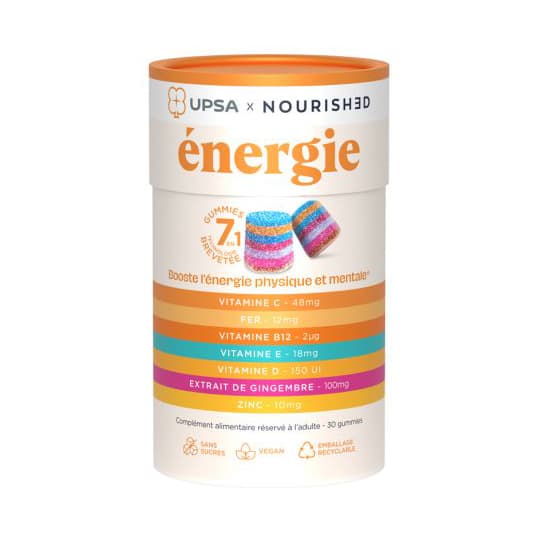 UPSA NOURISH ENERGIE 7EN1 GUMMIE30 — Pharmacie Dionysienne