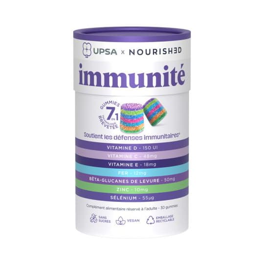 UPSA NOURISH IMMUNITE 7EN1 GUMMI30 — Pharmacie Comedie