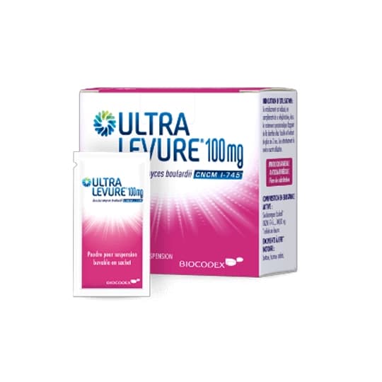 ULTRA LEVURE 100MG SACHET 20 — Pharmacie Guy Môquet