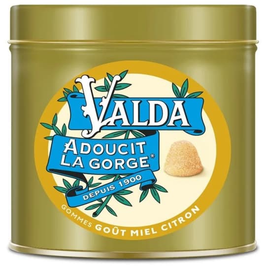 VALDA GOM SUC MIEL/CITRON 140G — Pharmacie Marie Stuart