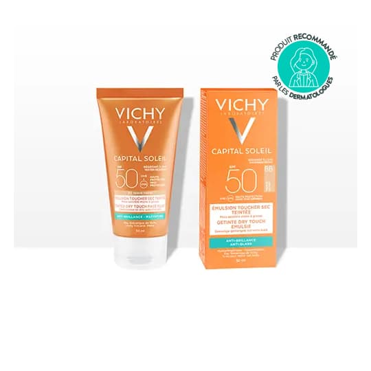 Vichy capital soleil spf 50+ bb emulsion ip 50+, 50 ml d'émulsion fluide pour application locale — Pharmacie Pharmavance Paris 9 Rochechouart