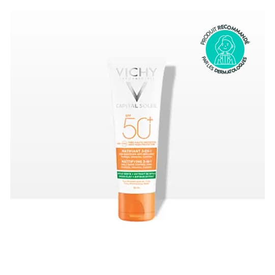CAPITAL SOL MATIFIANT SPF50+ 50ML — Pharmacie Dutertre