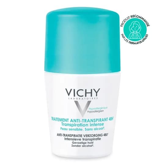 Vichy traitement anti-transpirant 48h 50 ml — Pharmacie Pharmavance Beaubourg