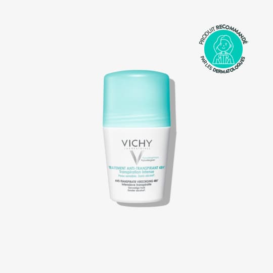 Vichy déodorant anti-transpirant 48h peaux sensibles 50 ml — Pharmacie Pharmavance Beaubourg