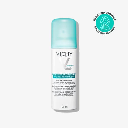 Vichy deodorant antitransp antitrace aero, spray de 125 ml — Pharmacie Pharmavance Beaubourg
