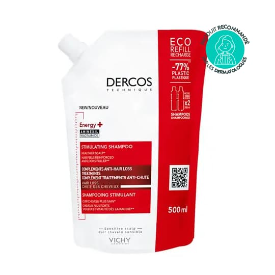 DERCOS ENERGY+ SH STIM ECO RECH500 — Pharmacie Du Vieil Abreuvoir