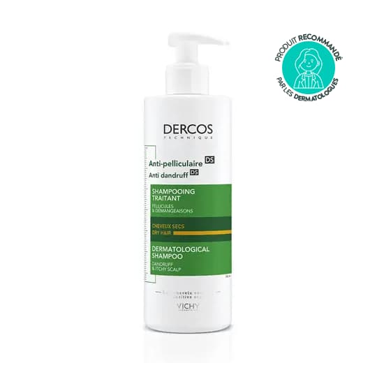 DERCOS DS SH A/PEL SEC 390ML — Pharmacie Lafayette Bordeaux