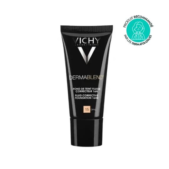 VICHY DERMABLEND FLUID 15 OPAL30ML — Pharmacie Boetie