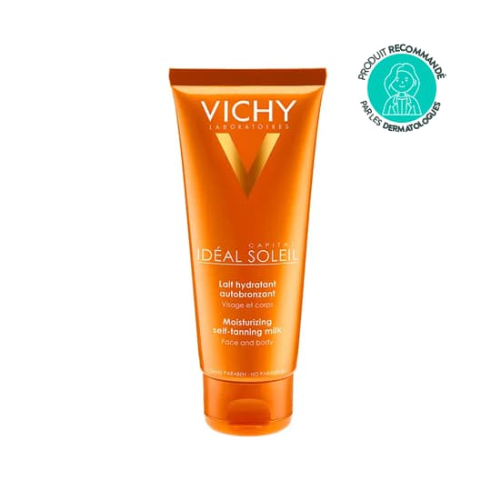 Vichy autobronzant lait hydratant visage et corps 100 ml — Pharmacie Pharmavance Ménilmontant