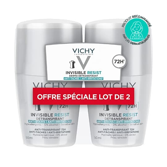 VICHY DEO INVIS ROLLON 72H 50MLX2 — Pharmavance Clamart