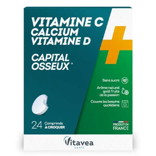 VITAVEA VIT C + CALCIUM CPR 24 — Pharmacie Dutertre