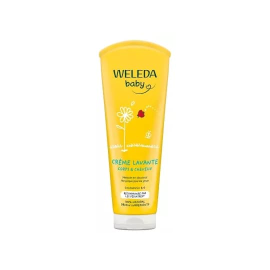 Weleda soins bébé crème lavante corps et cheveux 200ml — Pharmacie Pharmavance Paris 9 Rochechouart