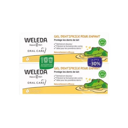 WELEDA GEL DENT ENF TUB 50MLX2 — Pharmacie Pharmavance Paris 10