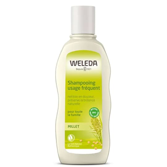 Weleda shampoing bio usage fréquent millet, 190 ml — Pharmacie Pharmavance Auteuil