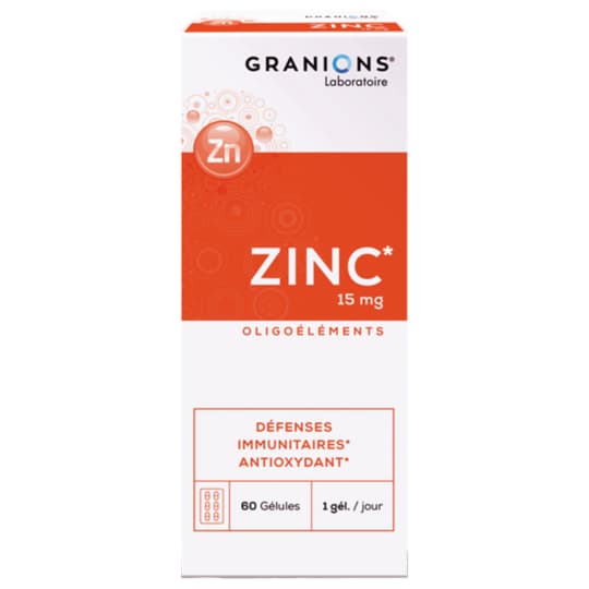 GRANIONS ZINC GELUL 60 — Pharmacie de Norelan