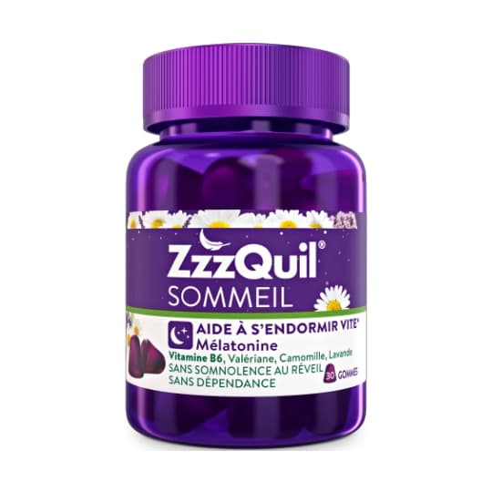 ZZZQUIL SOMMEIL GOMME FR BOIS X60 — Pharmacie Bourg Achard