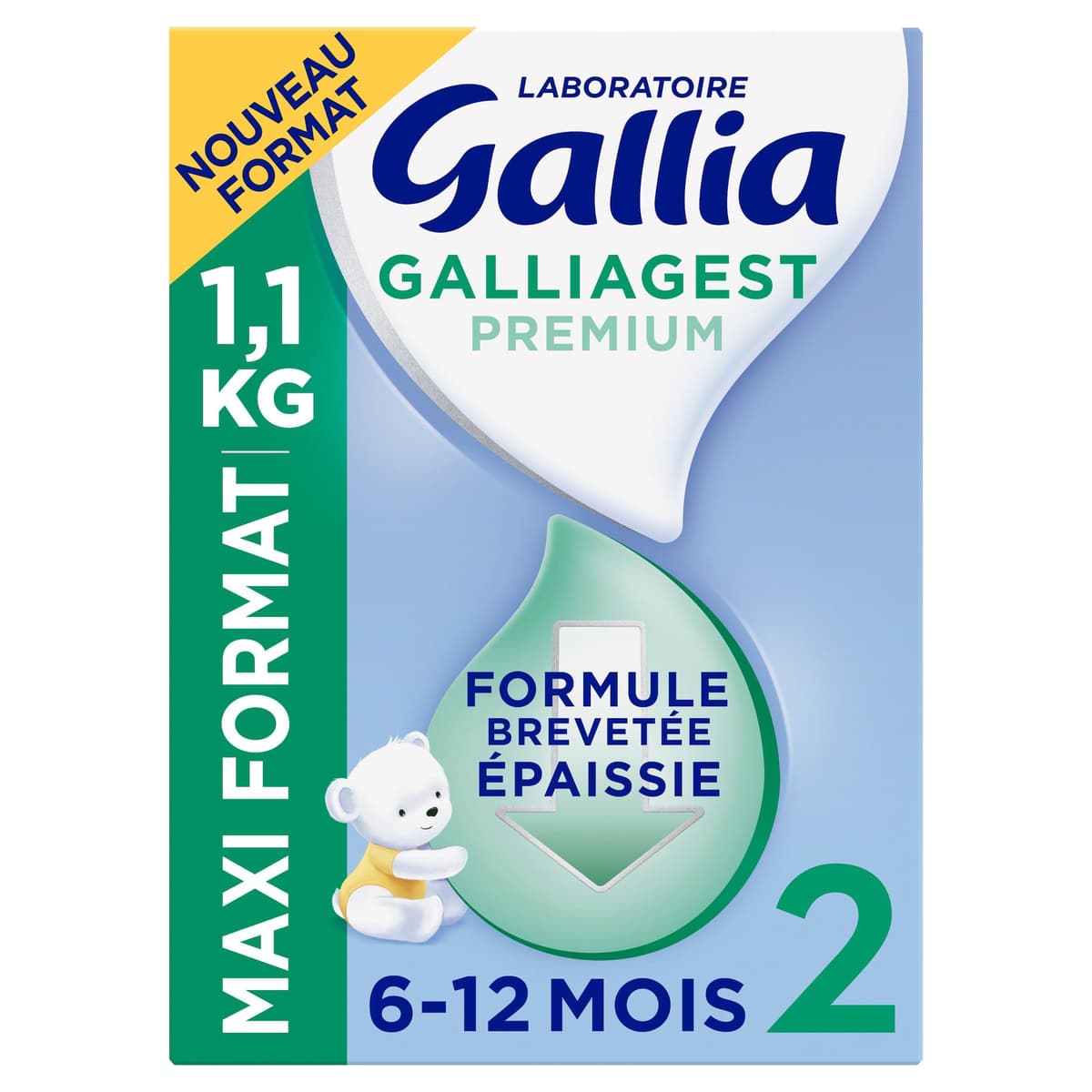 GALLIAGEST PREMIUM 2 LAIT PDR1,1KG — Pharmacie Cannes Riviera