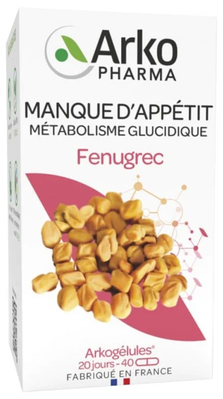 ARKOG FENUGREC GELUL 40 — Pharmacie Boulogne Print