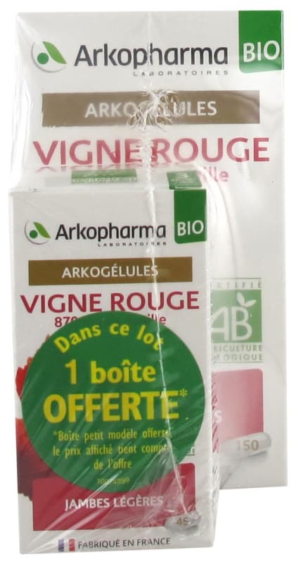 ARKOG VIGNE ROUGE BIO GELUL 150+45 — Pharmacie Bourg Achard