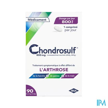Chondrosulf 800mg Comprime 90 — Pharmacie de Vienne Blois