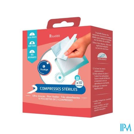 SOINEO COMP ST NT 7,5X7,5CM 10 — pharmacie confluence ivry
