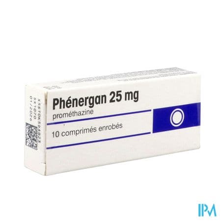 Phenergan 25mg Comprime 10 — Pharmacie Pharmavance Ménilmontant