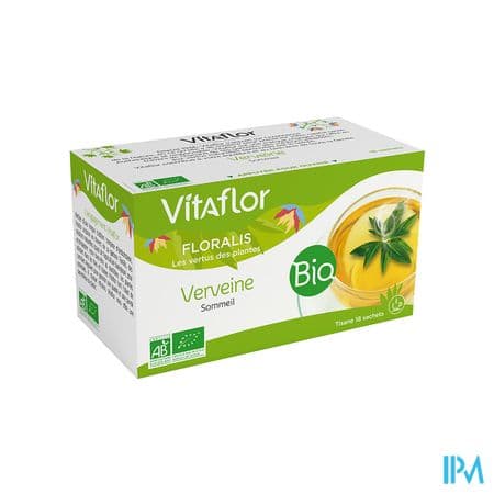 Vitaflor Floralis Tisane Bio Verveine Infusette 18