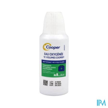 Cooper Eau Oxygenee 10volumes Solution Pour Application Cutanee 125ml — Pharmacie Des Olivades