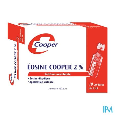 EOSINE AQUEUSE 2% COOPER 2ML 10