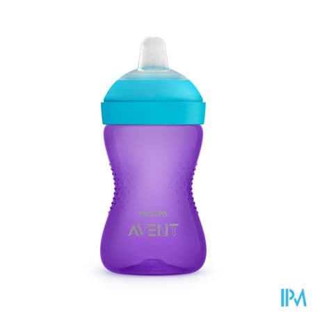 Avent Tasse Bec Antifuite Souple Violet 300ml Scf802/02