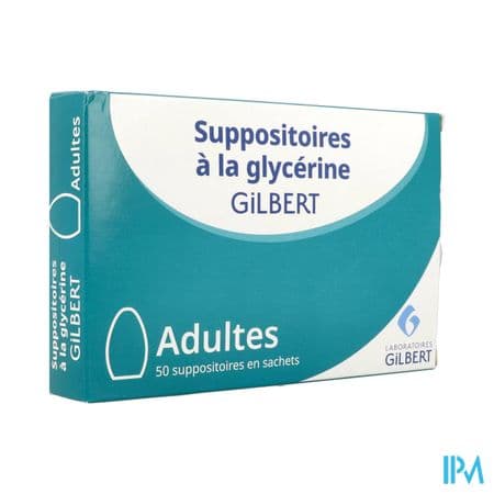 Laboratoires Gilbert Suppositoire Glycerine Adulte 50