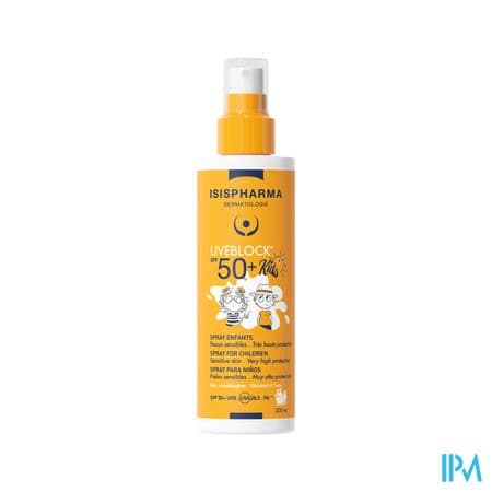 Isispharma Uveblock Spf50+ Spray Enfant Tres Haute Protection 200ml — Pharmacie de Norelan