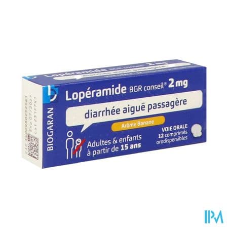 LOPERAMIDE 2MG BGR CONS CPR ORO 12 — Grande Pharmacie de Grenelle