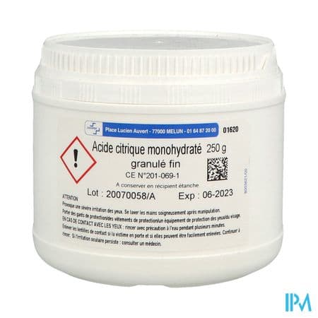 CITRIQUE ACIDE COOPER H20 GRAN250G