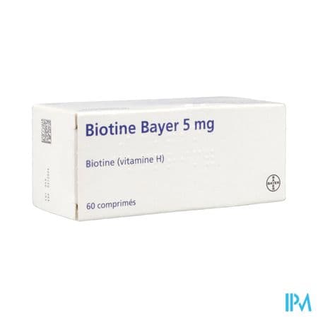 BIOTINE BAYER 5MG CPR 60 — Pharmacie du Flore