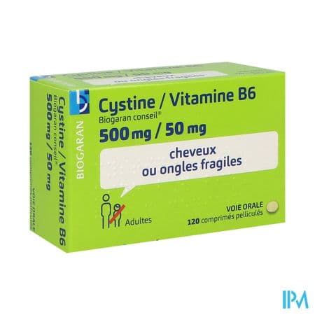 CYSTINE B6 500/50MG BIOG C CPR 120